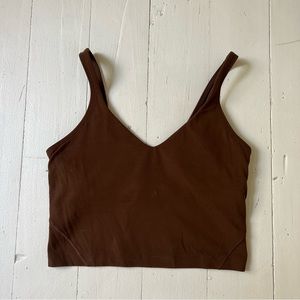 LULULEMON align tank top size 6 in Java brown